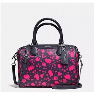 COACH Prairie Calico Foral Mini Bennett Satchel